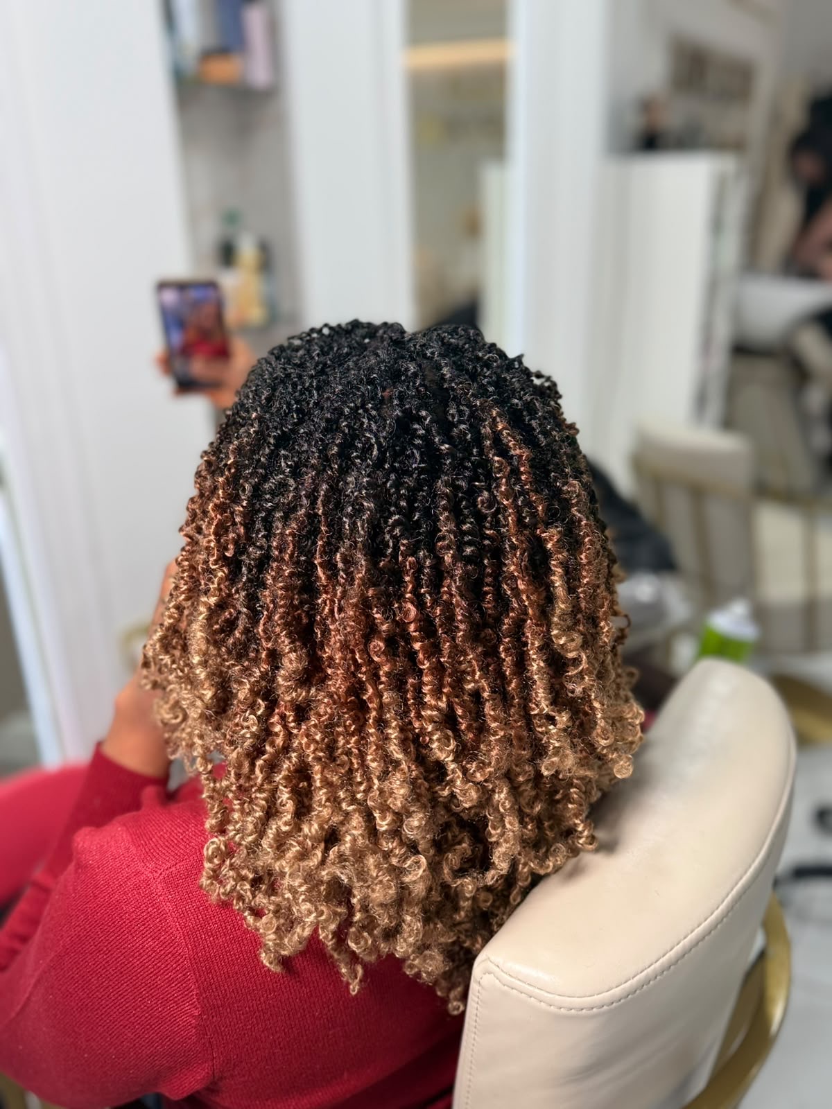 Passion Twists with Ombre Blonde Ends