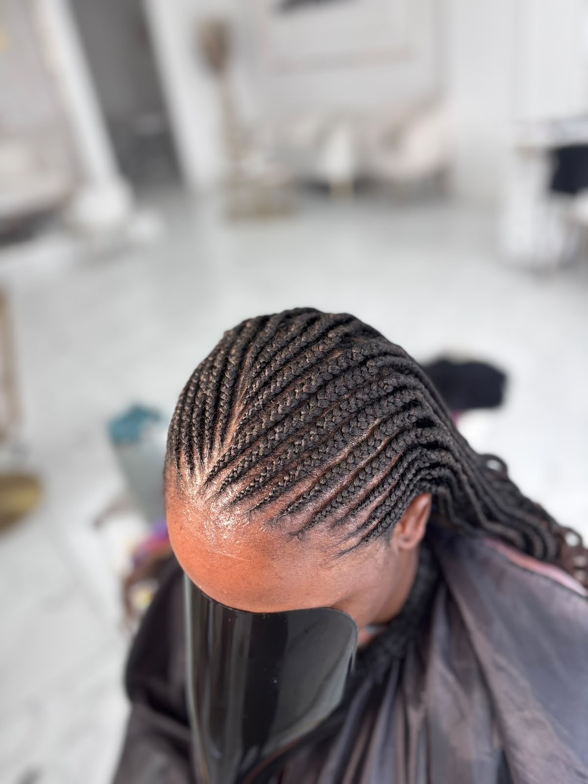 Side-Swept Lemonade Braids