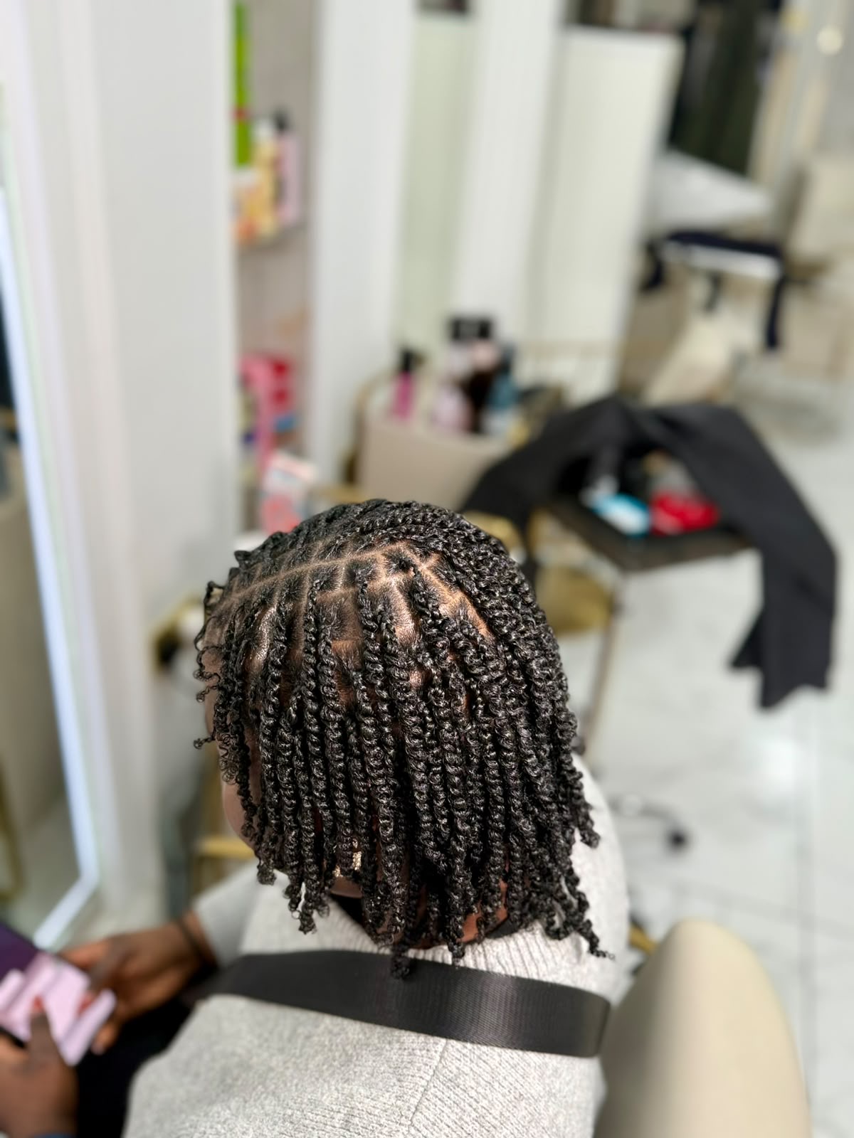 Mini Natural Two-Strand Twists