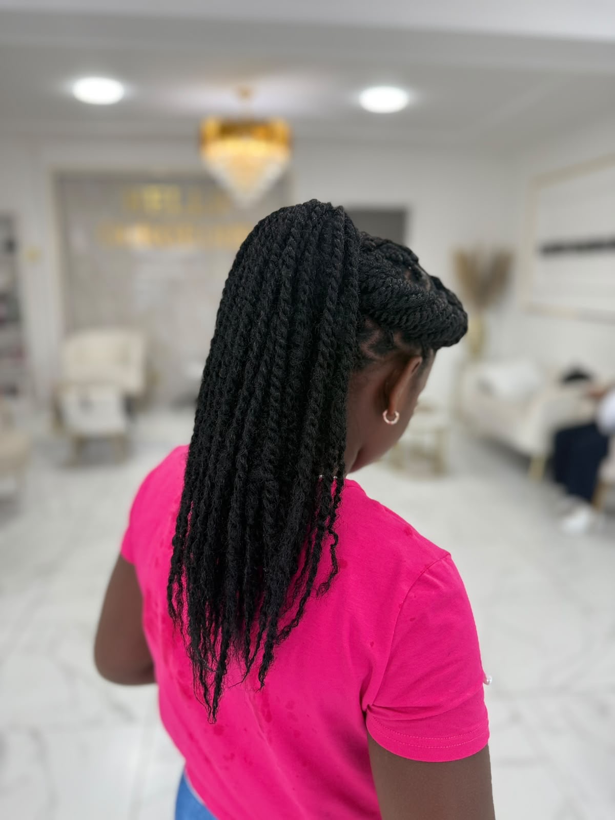 Senegalese Twists Ponytail